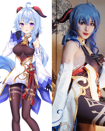 Genshin Impact Ganyu cosplay costumes